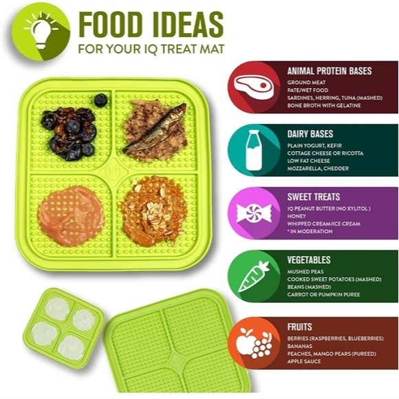 Hyper Pet Boredom Buster Calmers/ Slow Feeder/ Licking Mat/ Green - Picture 4 of 8